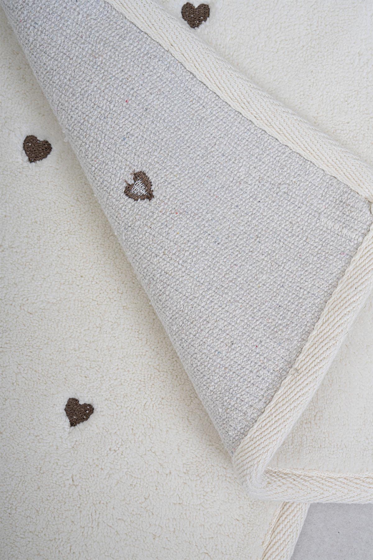 Amore Heart Embroidered 2-Piece Mat Set (60 x 100 cm)