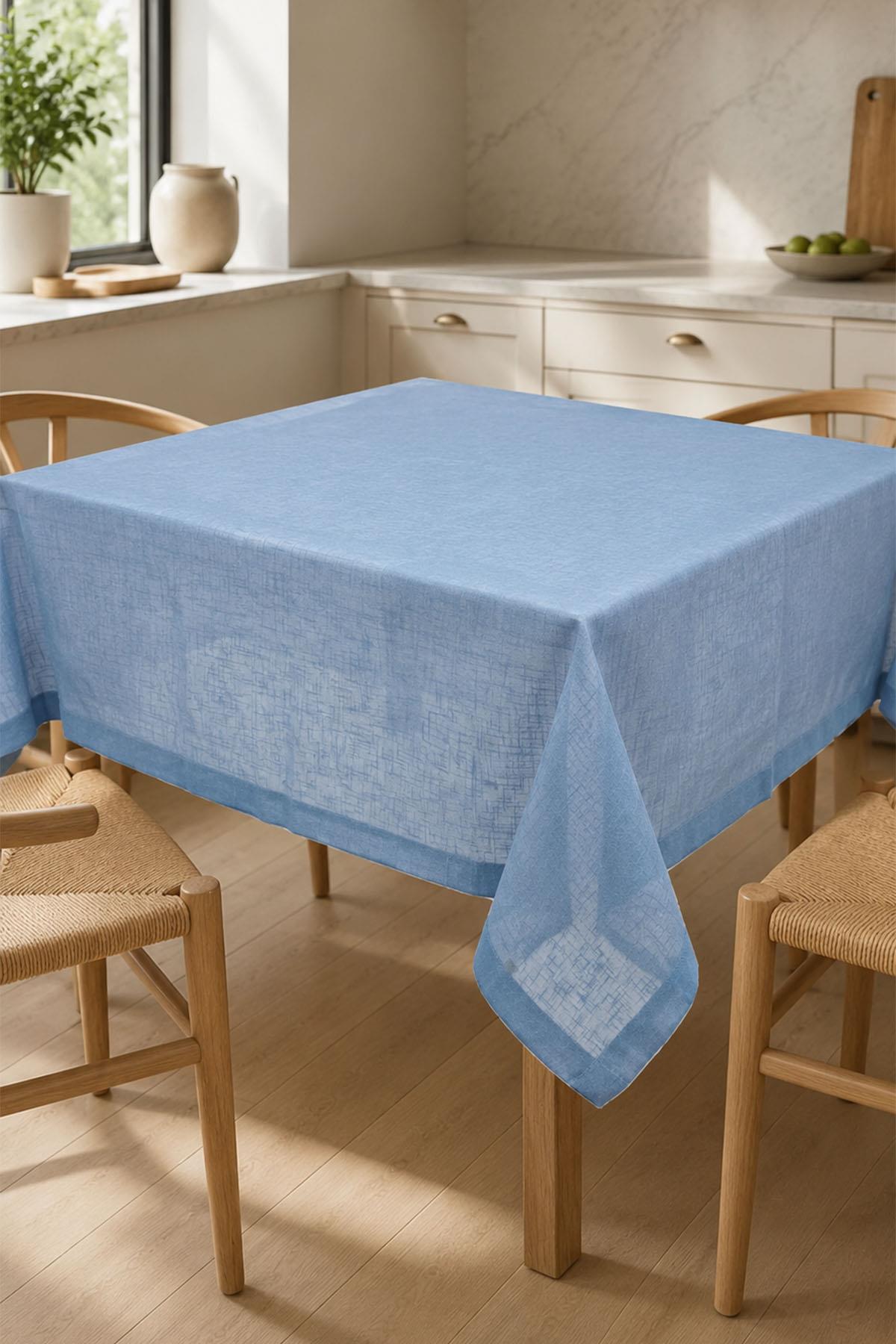 Bleum Stain-Resistant Effortless Square Tablecloth (130 x 130 cm)