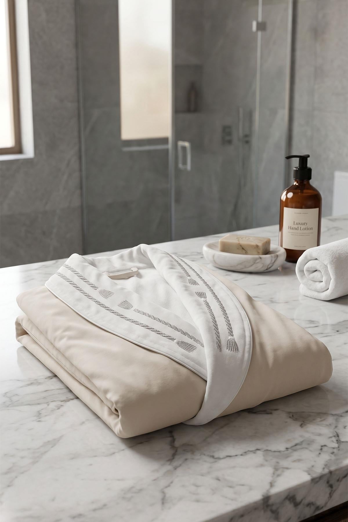 Men's 100% Water-Absorbent Welsoft Fleece Bathrobe