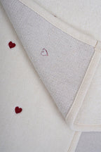 Amore Heart Embroidered 2-Piece Mat Set (60 x 100 cm)