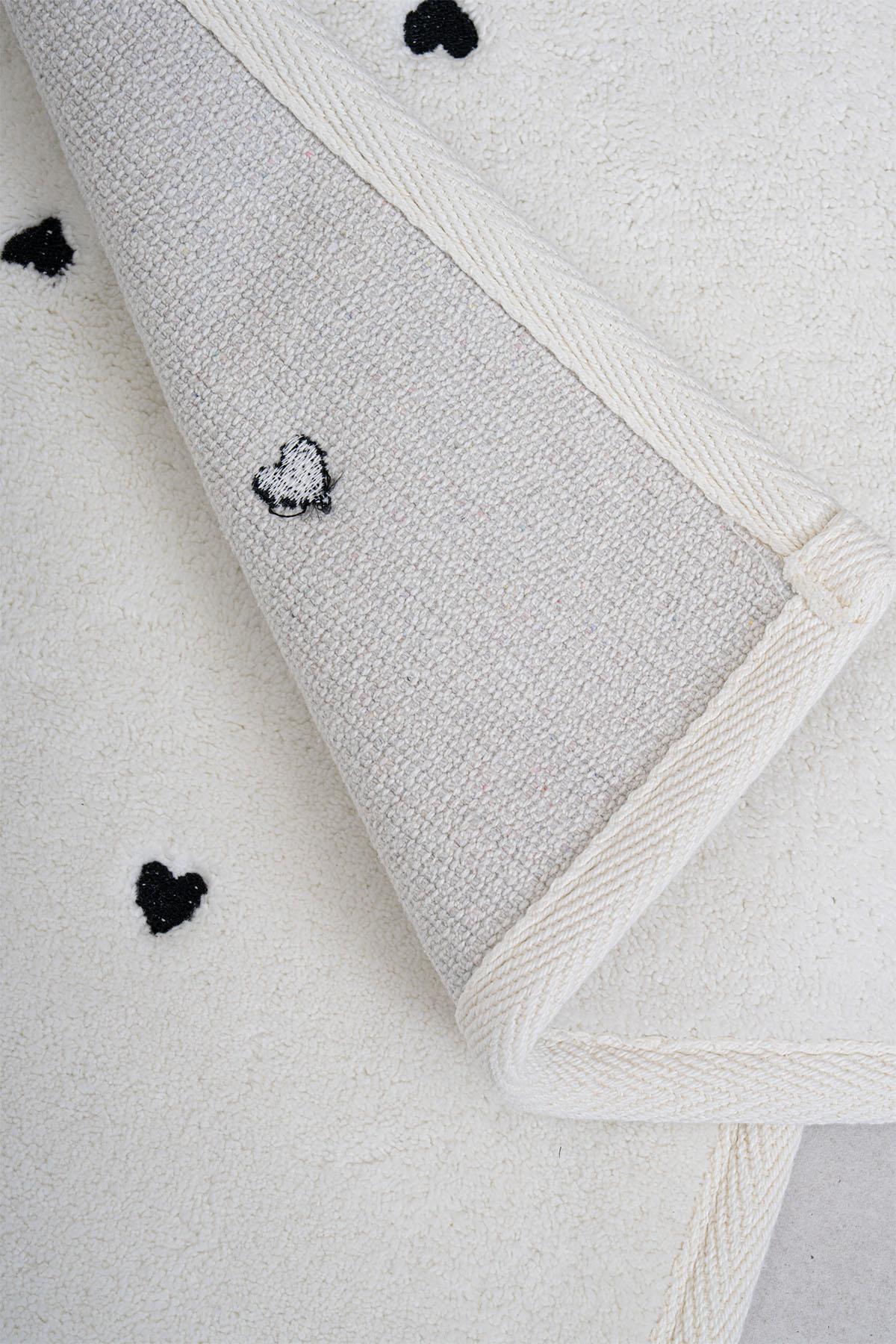 Amore Heart Embroidered 2-Piece Mat Set (60 x 100 cm)