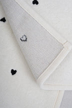 Amore Heart Embroidered 2-Piece Mat Set (60 x 100 cm)