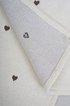 Amore Heart Embroidered 2-Piece Mat Set (60 x 100 cm)