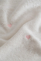 Amore Heart Embroidered Bath Towel (90 x 150 cm)