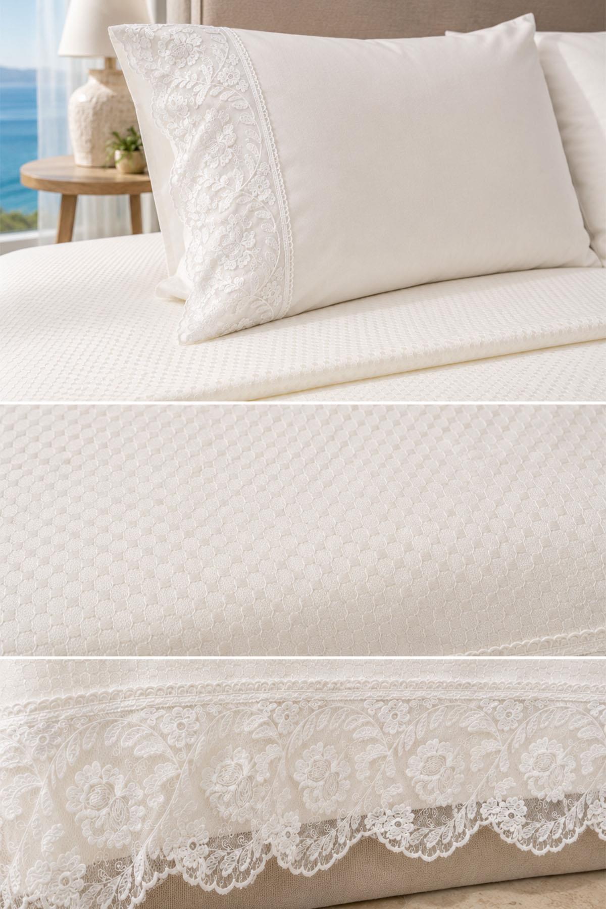 Dolce Lacey Double Duvet Cover Set, 4 Pieces