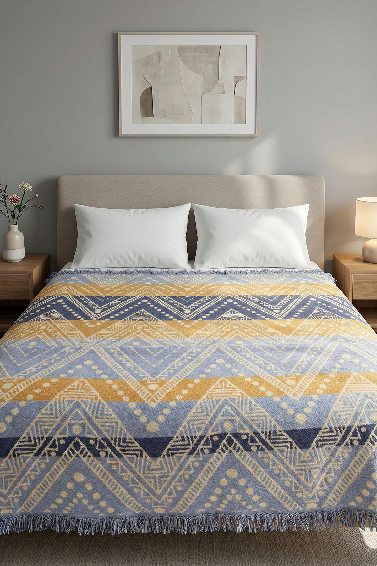 Dublin King Size Cotton Blanket (200 x 220 cm)