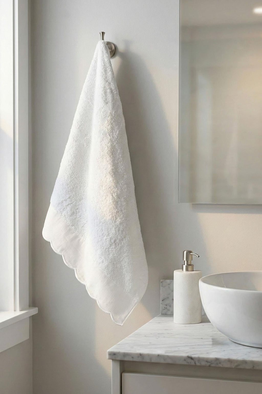 Elora Striped Embroidered Face Towel (50 x 90 cm)