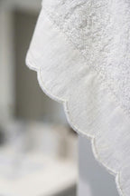 Elora Striped Embroidered Face Towel (50 x 90 cm)