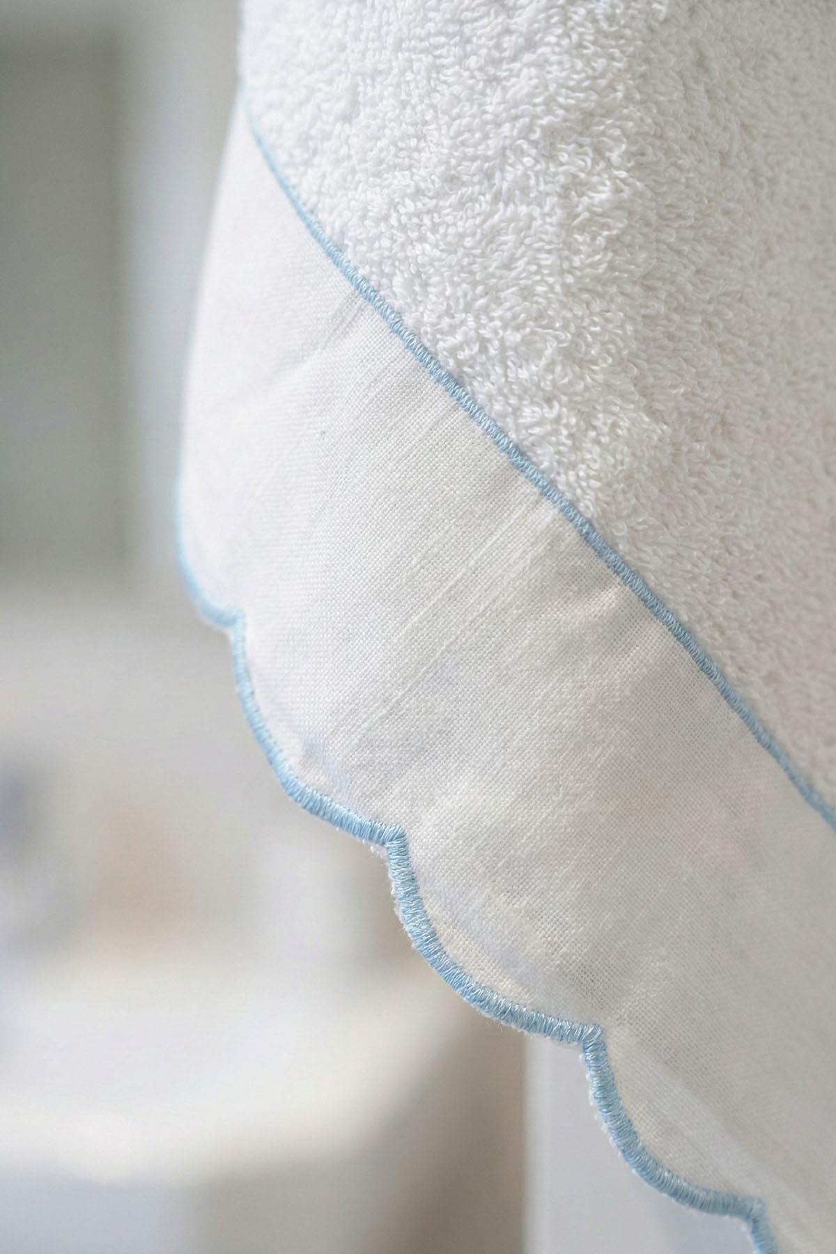 Elora Striped Embroidered Face Towel (50 x 90 cm)