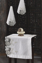 Florence Lace Stain-Resistant 5-Piece Living Room Cover Set