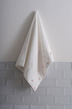 Flower Garden Rose Embroidered Hand Towel (30 x 50 cm)