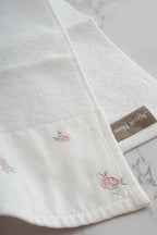 Flower Garden Rose Embroidered Hand Towel (30 x 50 cm)