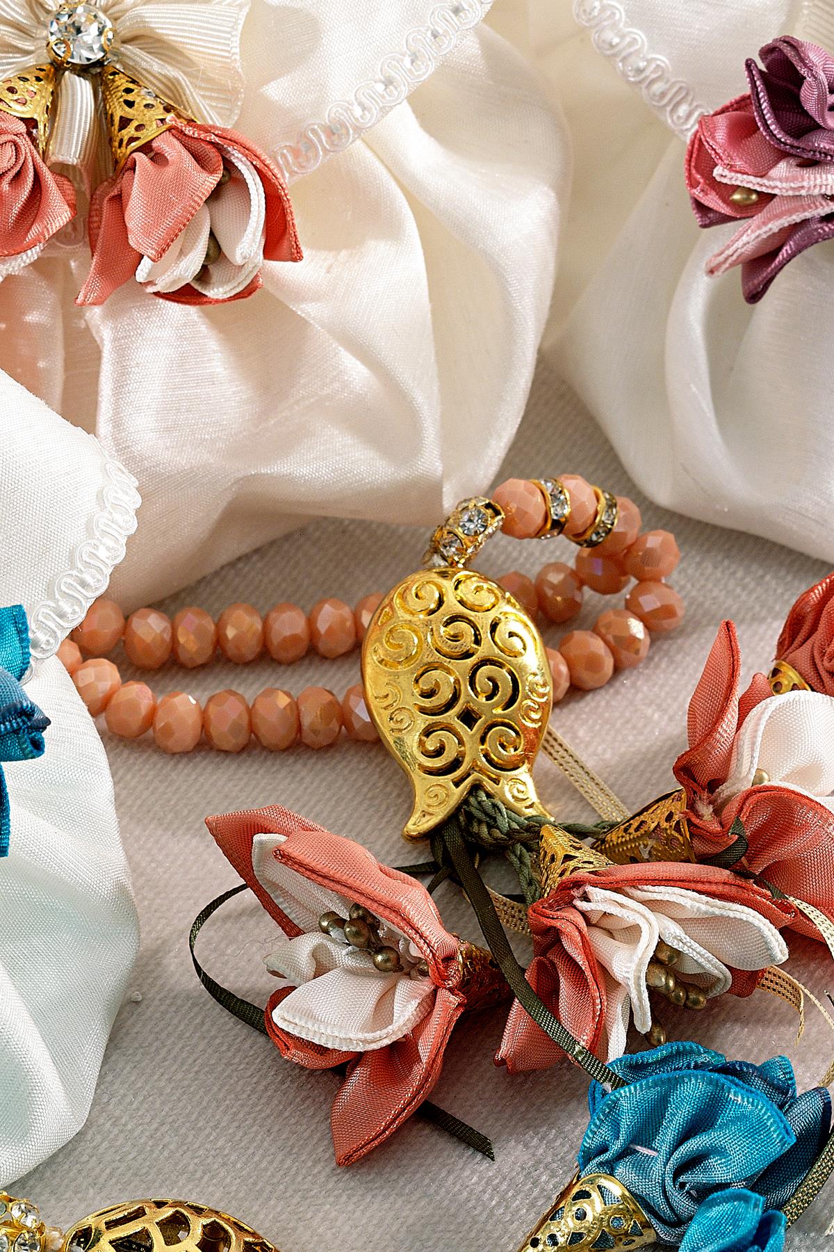 Haseki Pouch Crystal Prayer Beads