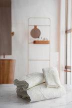 Iris Embroidered Face Towel (50 x 90 cm)