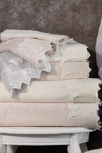 Katre 3D Butterfly Embroidered Face Towel (50 x 90 cm)