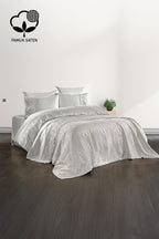 Marissa Güpürlü ve Jakarlı Pamuk Saten Pikeli Nevresim Takımı - Nazik Home - Yuvama Değer!