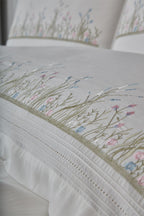 Fairy Tale Embroidered Super King Size 7-Piece Duvet Cover + Quilt Set