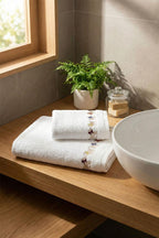 Milu Mini Dog Embroidered Face Towel (50 x 90 cm)