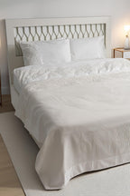 Mirena Lace Double 7 Piece Duvet Cover + Blanket Set