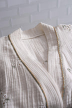 Nadia Women's Muslin Cotton Bathrobe