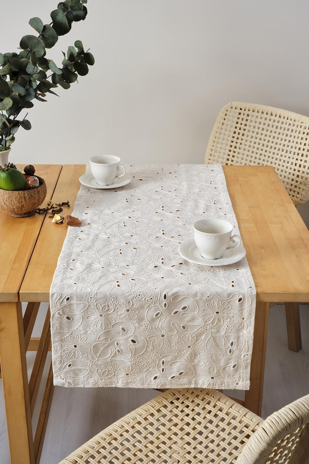 Nill İşlemeli Runner (40 x 140 cm) - Nazik Home - Yuvama Değer!