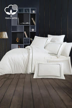 Olimpos Embroidered Cotton Satin King Size 6-Piece Duvet Cover Set