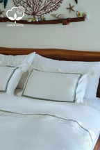 Olimpos Embroidered Cotton Satin King Size 6-Piece Duvet Cover Set