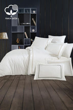 Olimpos Embroidered Cotton Satin King Size 6-Piece Duvet Cover Set