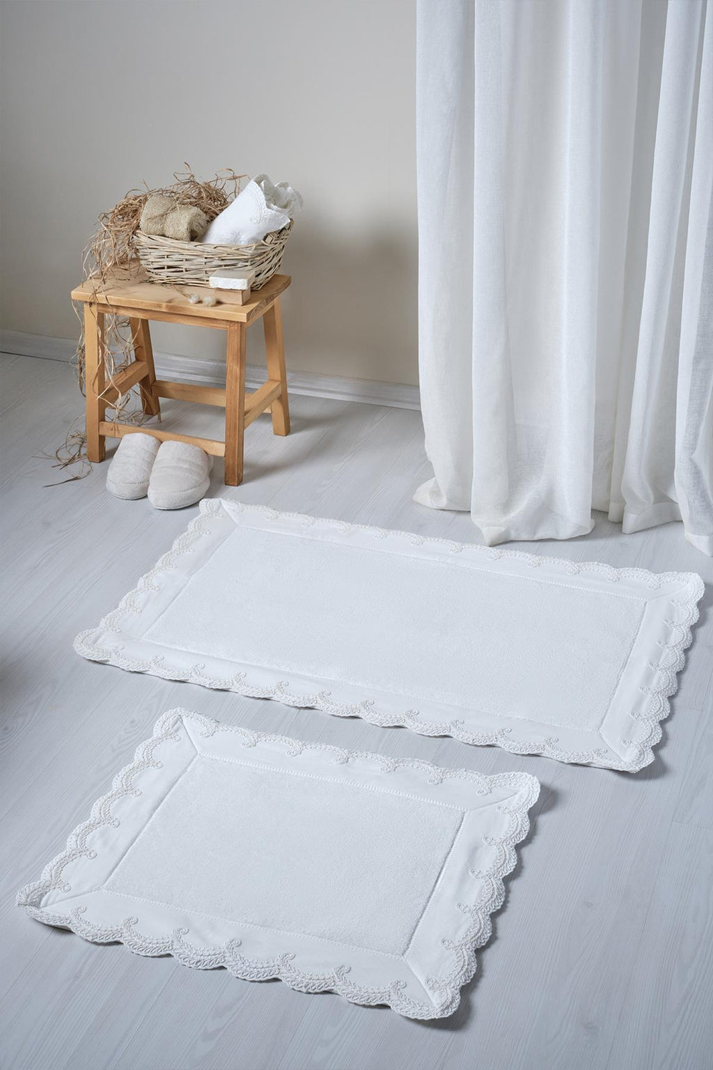 Ramos Embroidered 2-Piece Doormat Set (60 x 100 cm)