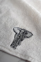 Safari Series Animal Embroidered Hand Towel (30 x 50 cm)