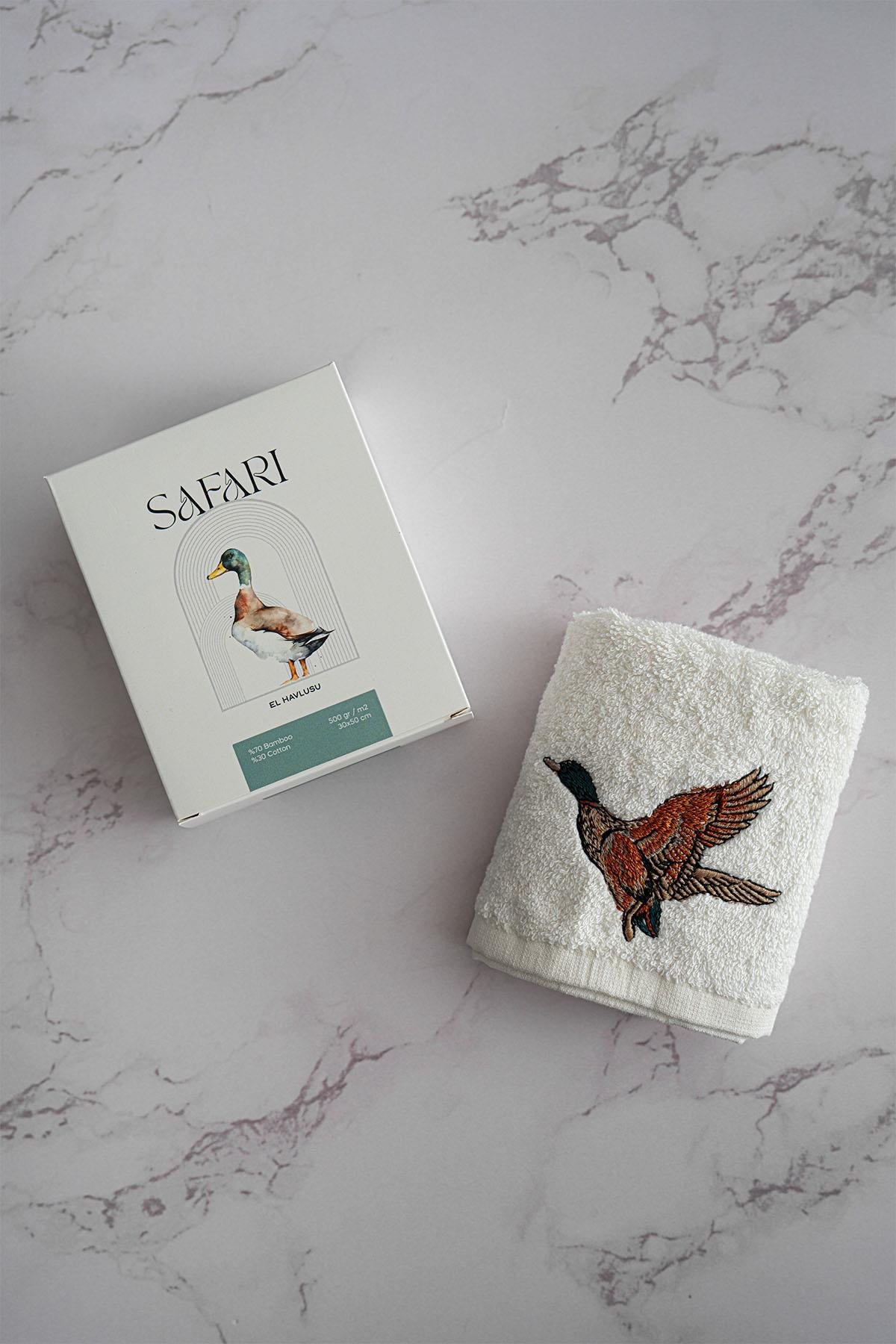 Safari Series Animal Embroidered Hand Towel (30 x 50 cm)