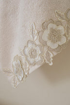 Mother of Pearl Floral Lace Face Towel (50 x 90 cm)