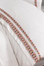 Tria Plaid Cotton Satin Double 6-Piece Duvet Cover Set