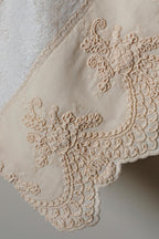 Embroidered Canvas Bath Towel (90 x 150 cm)