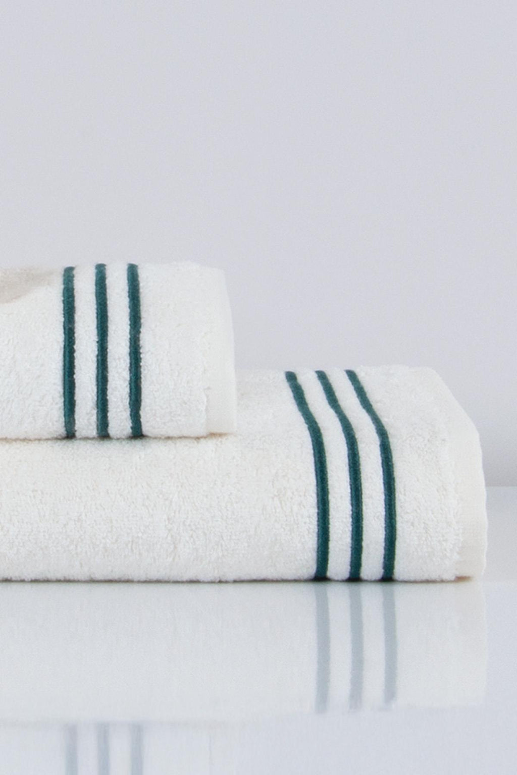 Zen Çizgi Nakışlı El Havlusu (30 x 50 cm) - Nazik Home - Yuvama Değer!